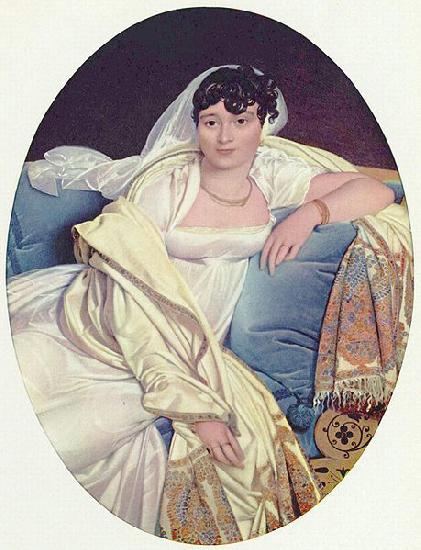 Jean Auguste Dominique Ingres Portrat der Madame Riviere Sweden oil painting art